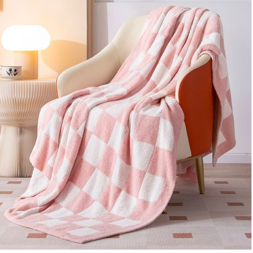 Juicy Couture plush throw blanket